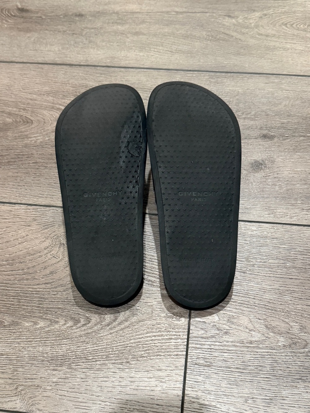 Givenchy Black Slide Sandals with White Logo - Picture 3 of 3